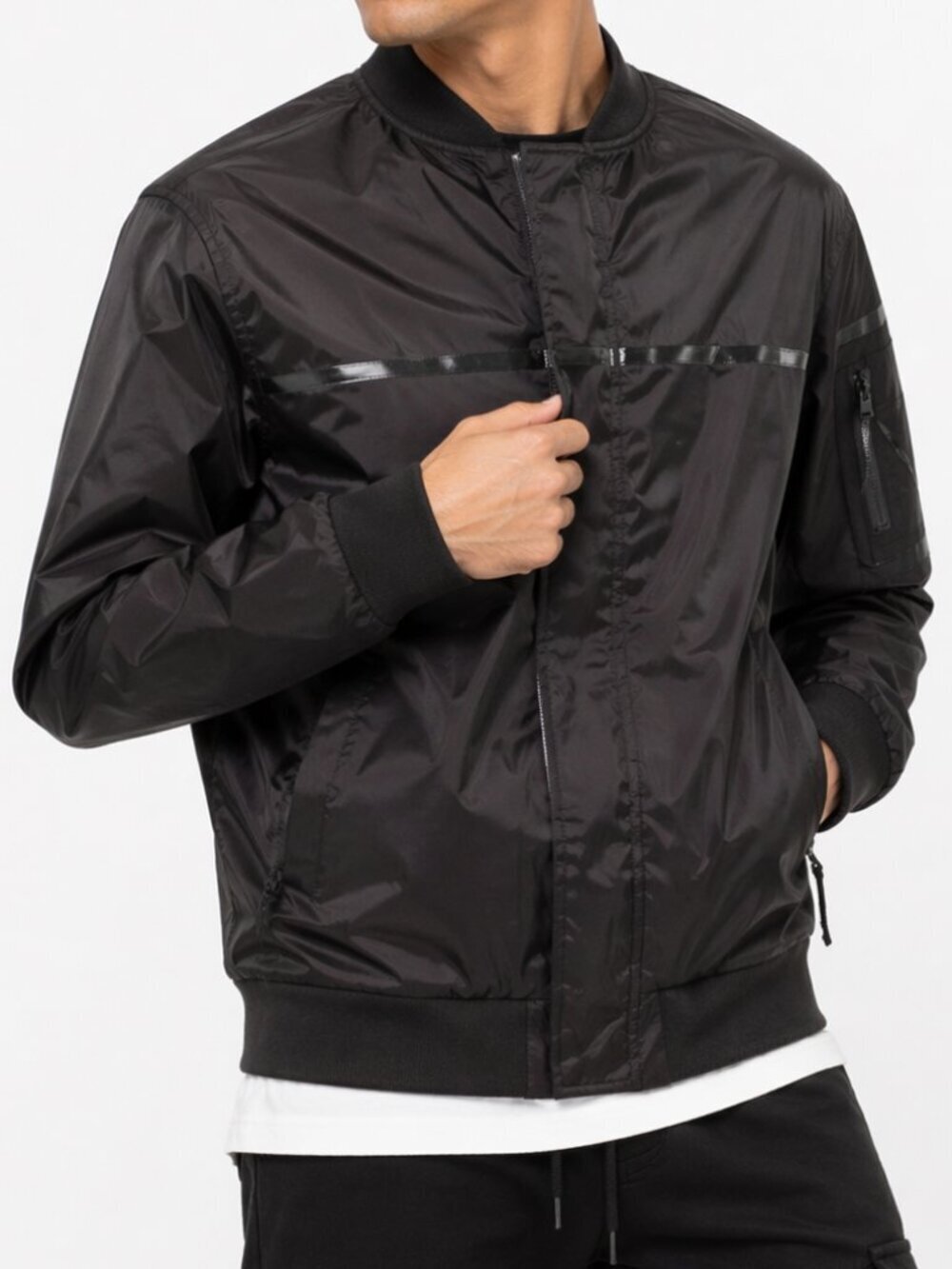 PUMA Select x Stampd Bomber Jacket Black Zip Up Small